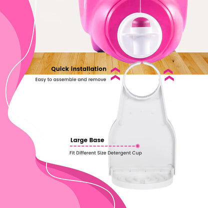 [2 Pack] Laundry Liquid Detergent Drip Catcher/Cup Holder, Fits Most Economic Sized Bottles, No More Leaks or Mess