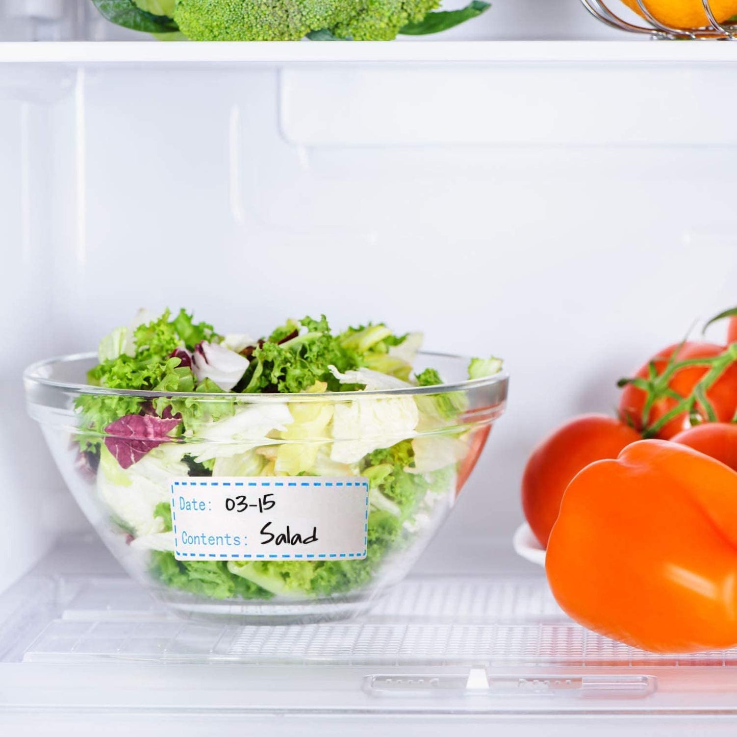 300pcs Removable Freezer Labels, 1 x 2 Inch Food Labels to Write on Food Storage Stickers Date Label, Waterproof Oil Resistant Canning Labels Jar Labels Freezer Paper Label, Clean Leaves No Residue