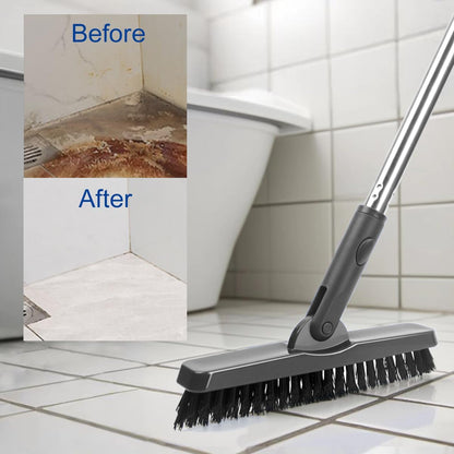 CELOX Grout Brush with Long Handle, Tile Grout Cleaner Brush for Tile Floors, for Shower Tile, for Cleaning Grout