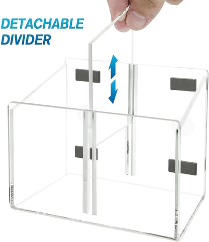 Magnetic Dry Erase Marker Holder - Multi-Surface Pen & Marker Holder for Fridge, Whiteboard, Locker - School, Office, Home - 1 Pack, Black