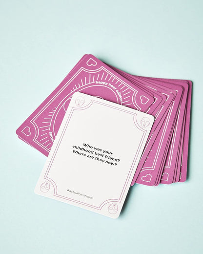 Actually Curious Happy Hour Edition Icebreaker Conversation Cards