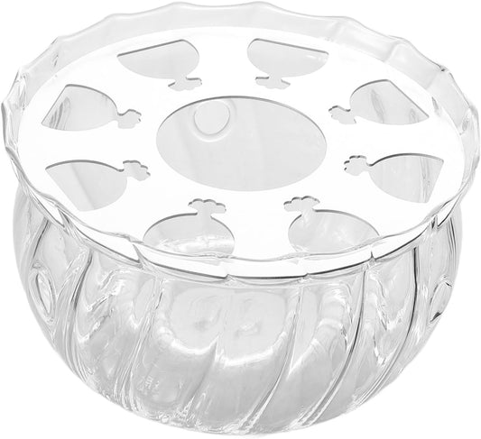 Mobestech Glass Teapot Warmer - Candle Base for Teapots for Tea and Elegant Glass Construction Easy to Clean for Kitchen Use