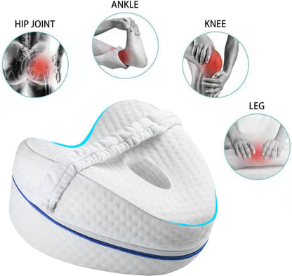 Vertdens Leg Pillow, Knee Pillow for Side Sleepers, Leg Pillows for Sleeping, Knee Cushion for Sleeping,Suitable for Relieving Leg, Back, Knee Pain