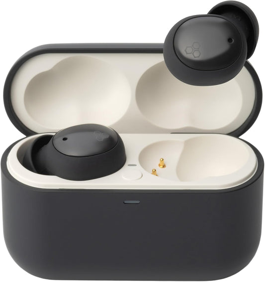 Final Audio ZE500 True Wireless ASMR Earbuds - Ultra-Compact Bluetooth Sleep Earbuds for Side Sleepers, 3D Binaural Sound, Zero Ear Pressure, Custom Tuned for Relaxation & ASMR (Dark Gray)