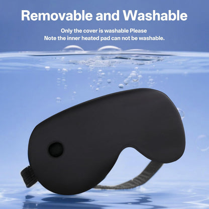 Cordless Heated Eye Mask for Dry Eyes,Electric Warm Compress for Fast Eye Relief Rechargeable USB Heat Relax Mask for Sleep