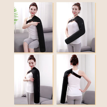 Woolala Shoulder Arm Hand Heating Pad for Pain Relief Ultra Long Heat Wrap | for Left or Right Wrist Elbow Brace Warmer for Tendonitis, Arthritis, Sports Injury Recovery, 3 Temperature Settings & Timer