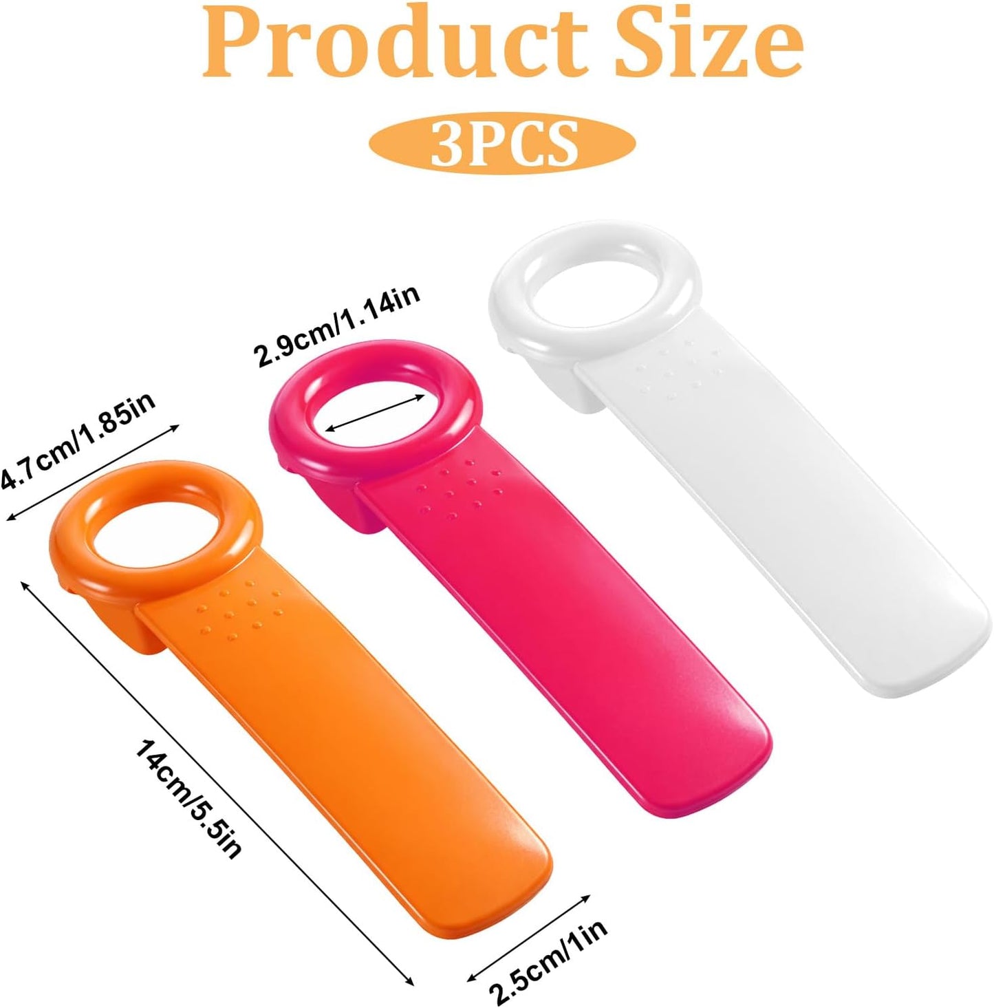 3Pcs Jar Opener, Jar Lid Openers, Jars Openers for Seniors Under Cabinet Jaring Open ers, Canning Jars for Opener Opening Jaring Lid Durable Plastic
