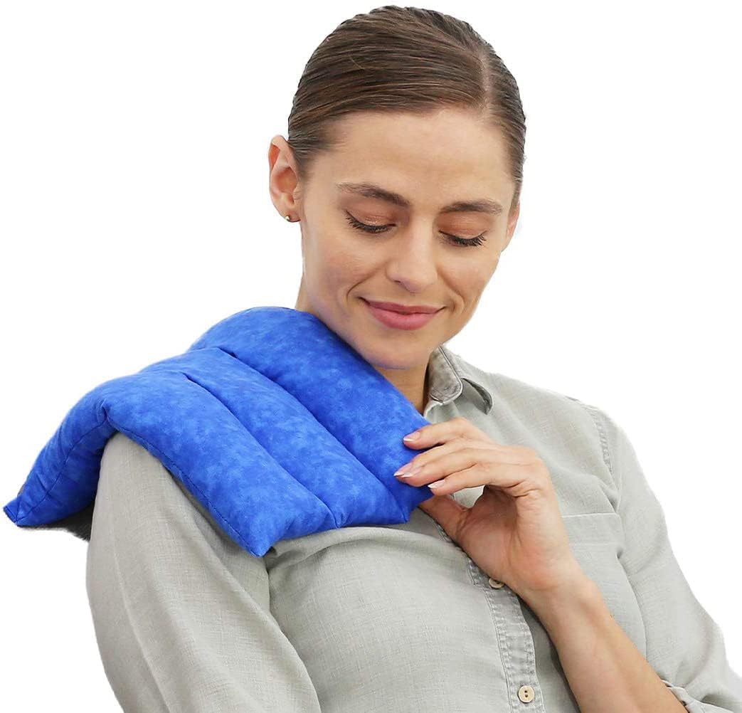 Nature Creation Microwaveable Herbal Heating Pad for Lumbar - Soothing Hot & Cold Therapy Pack for Lower Back- Soothing Relaxation, Warmth and Comfort - Happy Hearts