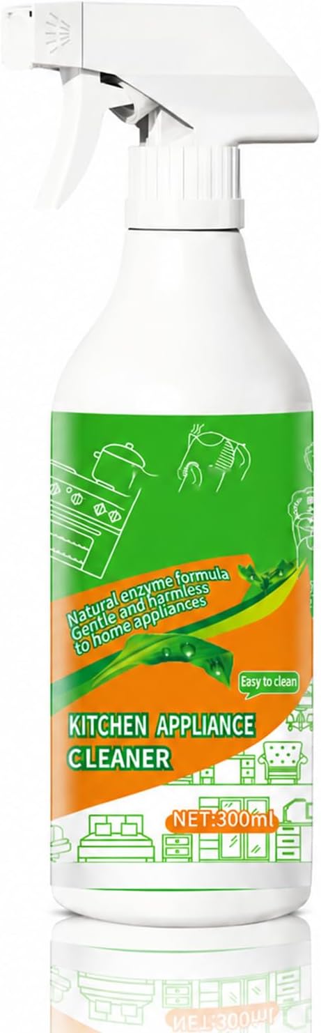 10.56oz Fly Natural Cleanse Formula to Household Appliances, Kitchen Cleaner Spray, Desengrasante Para Cocina for Hold,Oven,Stove,Range Hood(2PCS)
