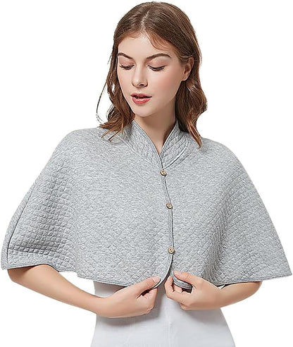 haozaikeji Women Thermal Shoulder Wraps Shoulder Support Warmer Heat Shawl Elderly Pregnant Warm Cape Pain Relief Arthritis