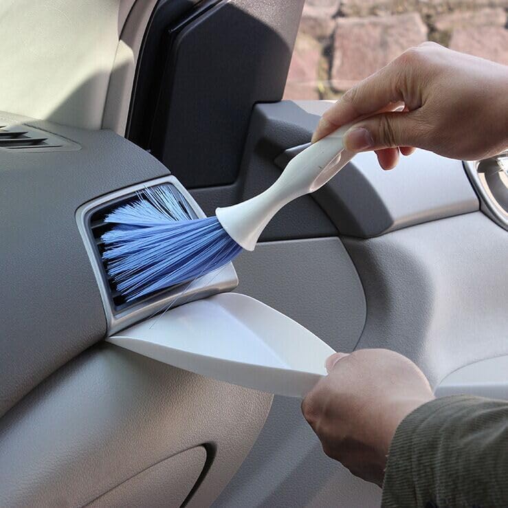 12-Piece Blind Cleaning and Dusting Tool Set, Including Blind Cleaning Brushes and dusting Brushes, Perfect for Cleaning Blinds, air conditioners, Fans, Tiles, Door and Window Tracks, and car Vents