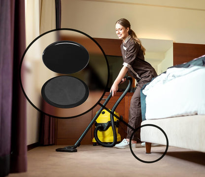 Slipstick GorillaSliders Premium Furniture Sliders for All Floor Surfaces (16 Piece Moving Kit) Reusable 3.5” Round Furniture Movers for Sliding Furniture on Hardwood & Carpet, Black, CB13-1-16