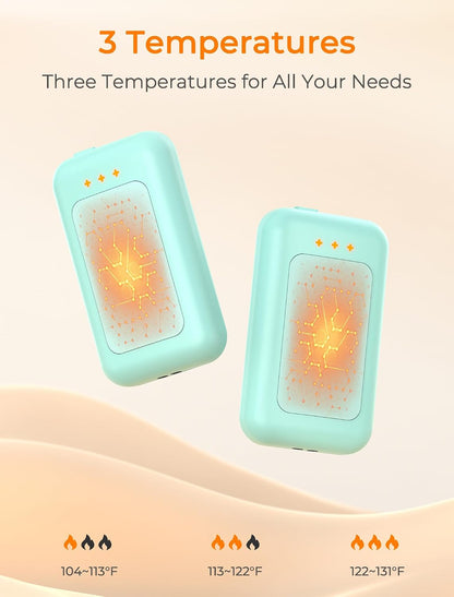 Electric Hand Warmers Rechargeable, Rechargeable Hand Warmer, Portable Hand Warmer for Outdoor Camping Hunting Golf Accessories, Gifts for Women Men