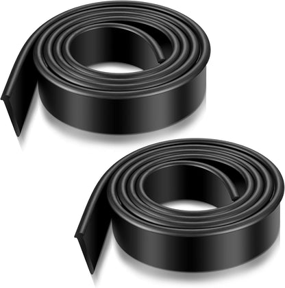 Tondiamo 72 Inch Black Shower Door Rubber Sweep Bottom Seal Strip Rubber Shower Door Seal Strip Waterproof Trim for Home Bathroom