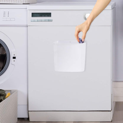 Blue Donuts Space Saving Magnetic Lint Bin for Laundry Room, Wall Hanging Lint Holder