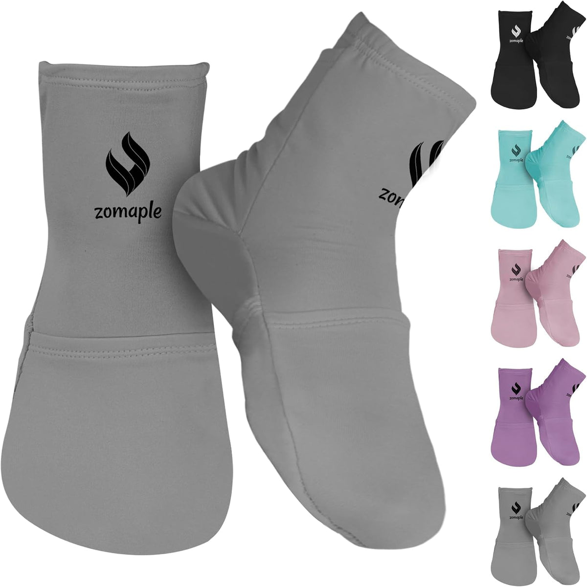 Zomaple Cold Therapy Socks, 2 Gel Packs for Neuropathy & Hot Feet Comfort