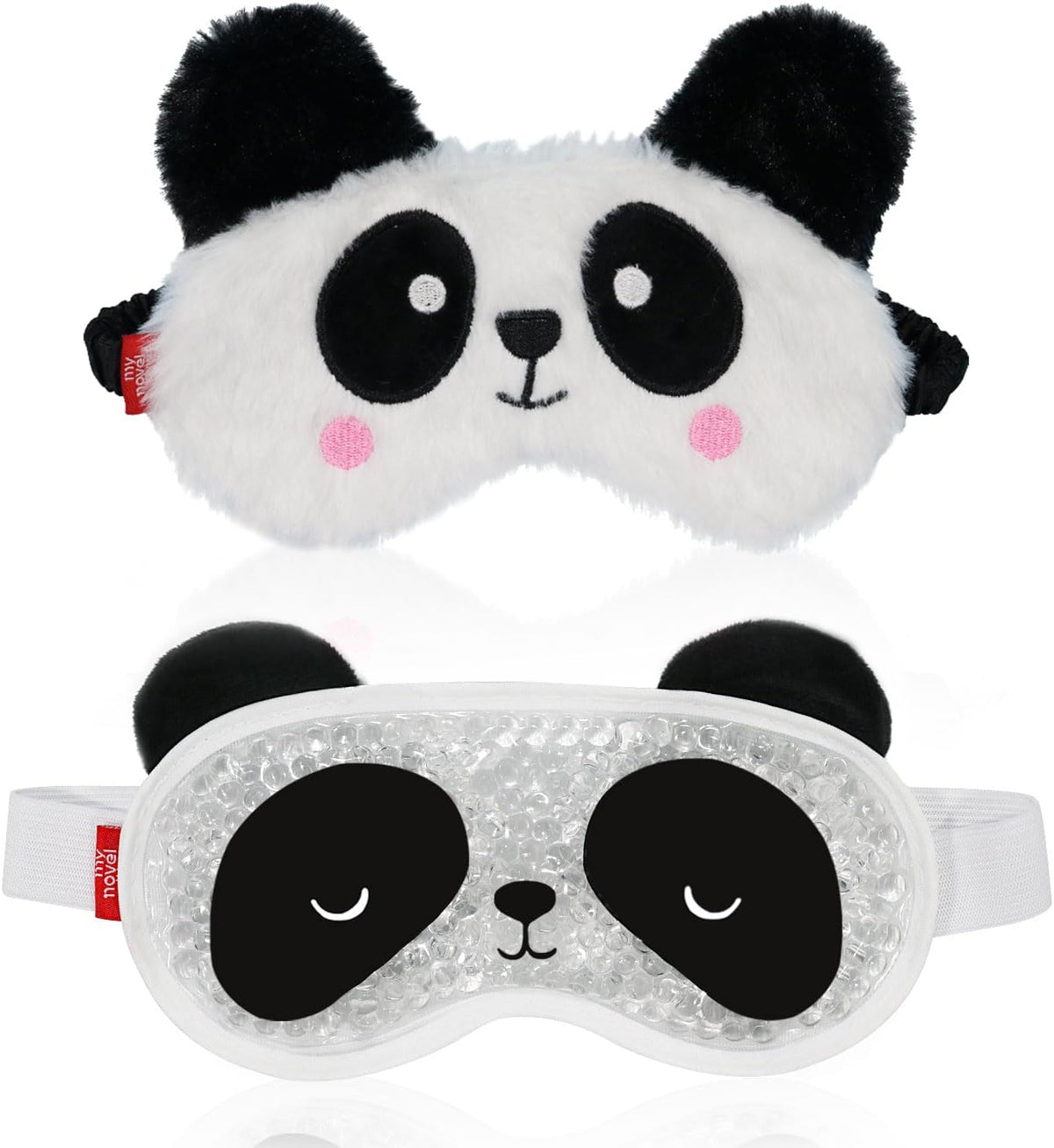 my novel things Cooling Eye Mask and Plush Sleep Mask for Woman 2PCS