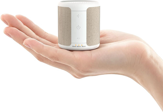 Portable White Noise Machine, 30 Sounds, USB-C, 12H Battery, Mini Travel