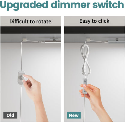 Motion Sensor Cabinet Lighting, 4500K Daylight, 3 Pack 12 inch Linkable
