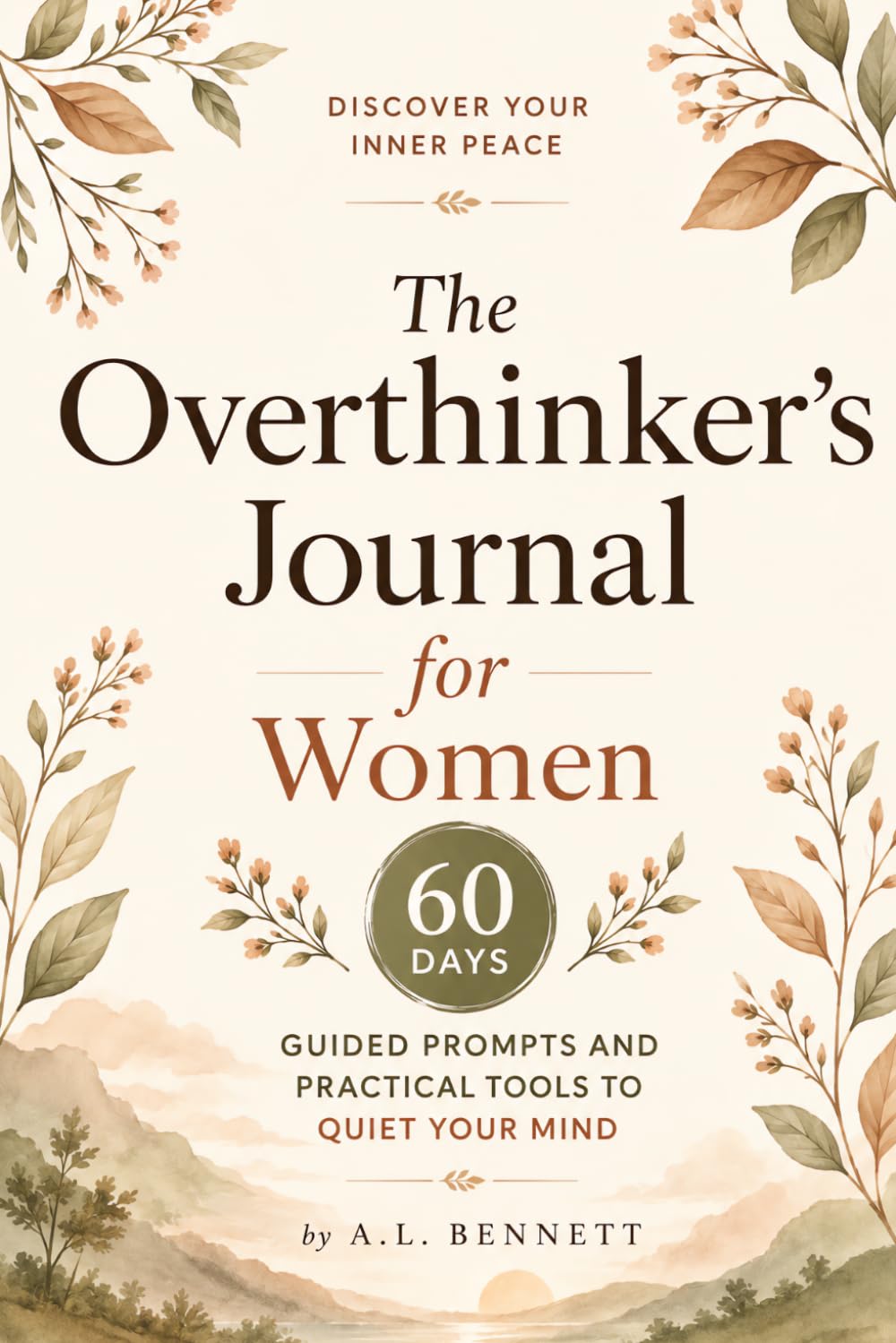 The Overthinker's Journal for Women: Quiet Your Racing Mind in 60 Days — Guided Prompts, Practical Tools and Daily Check-Ins for Women Over 40