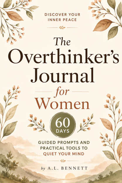 The Overthinker's Journal for Women: Quiet Your Racing Mind in 60 Days — Guided Prompts, Practical Tools and Daily Check-Ins for Women Over 40