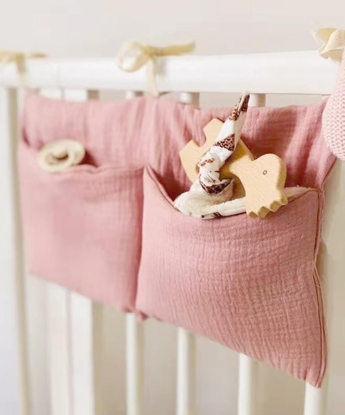 Baby Bedside Hanging Bags Storage Organizer Milk Bottle Toy Crib Baby Nappy-Bag Bed-Bunk Organizing Bag