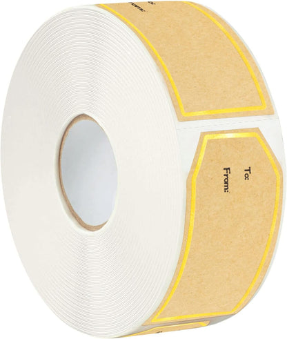 1000 Blank Removable Freezer Labels, Blank Removable Labels Water Oil Resistant with Perforation Line for Food Containers Jars Pantry Organization (Each Measures 1x 3 Inch)