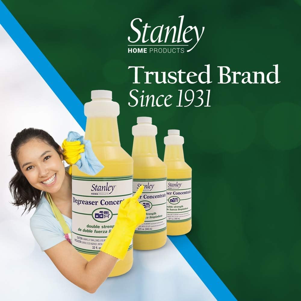 STANLEY HOME PRODUCTS Degreaser Concentrate – Makes Up to 64 Gallons – Industrial Strength Formula, Multi-Surface Cleaner for Kitchen, Cookware, Counters, Tools (Pack of 1)