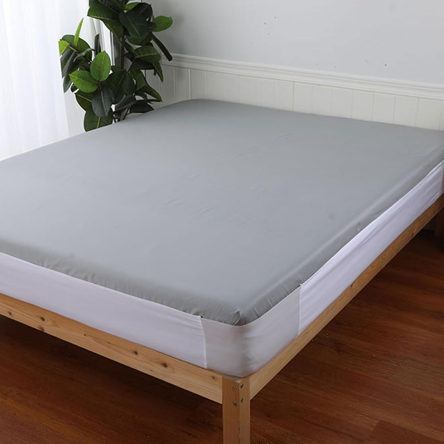 Fitted Bed Sheet Straps Bedroom Bed Sheet Holder, Elastic Sheet Strap Mattress Sheet Holders Sheet Fasteners Keep Sheets in Place for All Mattress Sizes (Full)