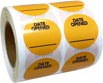 Date Opened Stickers,1.25 Inches Medication Instruction Labels,1000 Pcs
