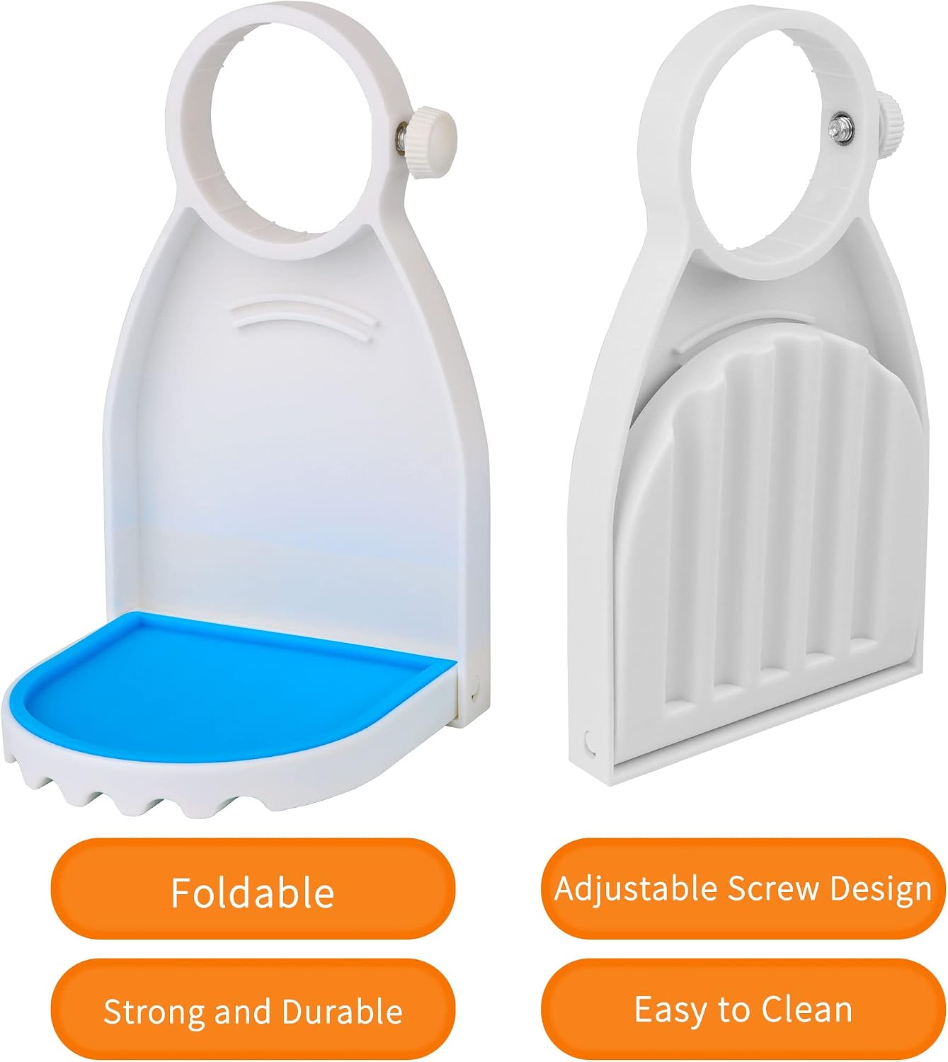 2 Pack Laundry Detergent Cup Holder Fabric Softener Drip Cup Holders Drip Catcher Tray with Fixing Screw Detergent Drip Catcher and Drip Tray Removable Silicone Pad LVYOUIF