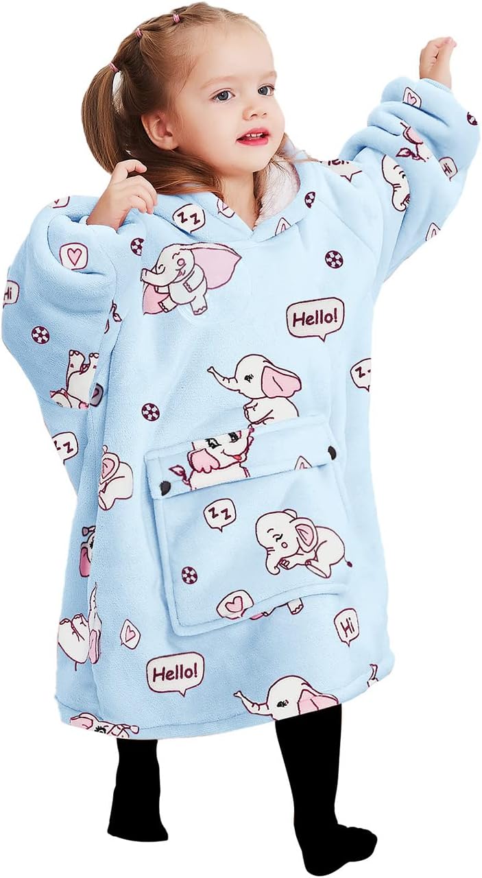 Wearable Blanket Hoodie for Adults With Pocket Strawberry Hoodie | Sherpa, Fuzzy Blanket Hoodie, Oversized Sweatshirt Blanket, Kangaroo Pouch, Cute Birthday Gifts for Sister, Cute Stuff