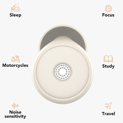 Ear Plugs for Sleeping,Noise Cancelling Silicone Earplugs,Concert,45 dB,Soft and Reusable,Hearing Protection with 8 Earpieces in 4 Sizes(XS/S/M/L),Carrying Bag,for Concert,Sleeping,Black