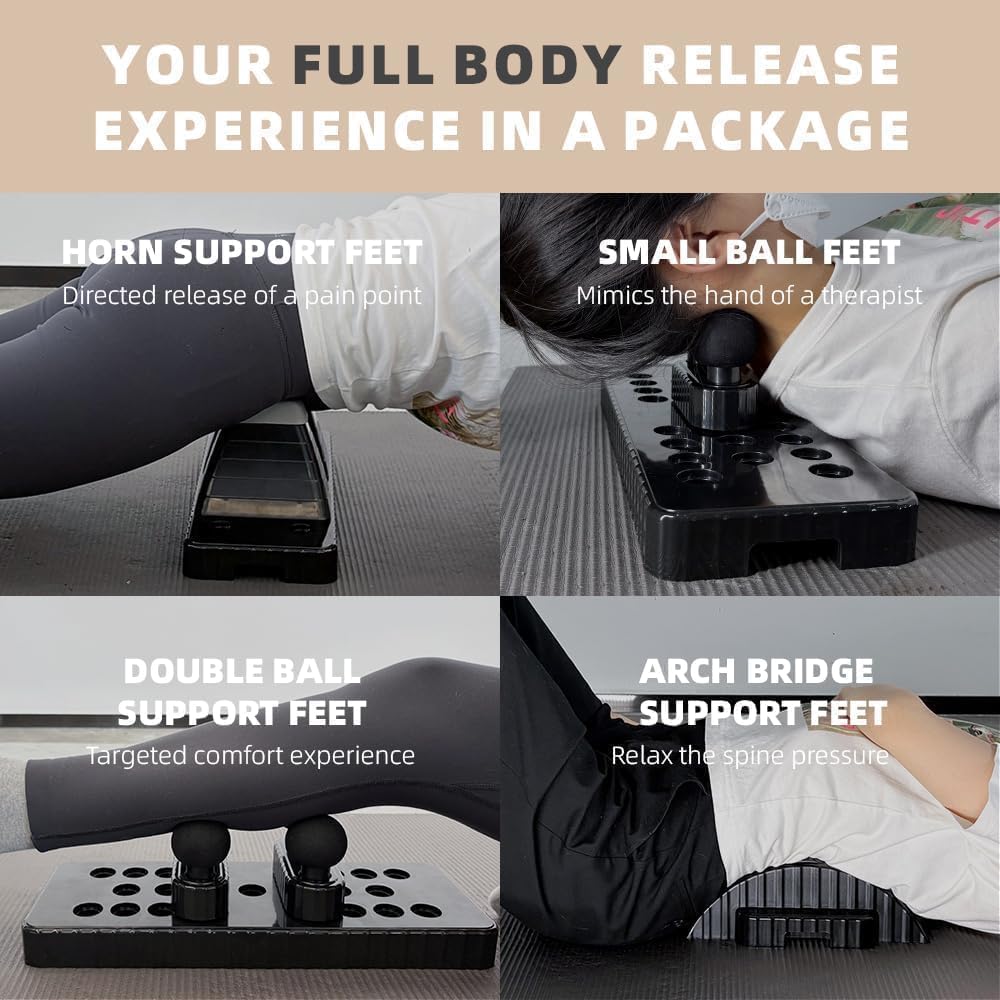 Psoas Release Tool Fully Adjustable Hip Flexor Release Tool for QL, Psoas, Back, Hamstring, Glute, Iliacus, and Neck Pain and Deep Tissue Relief - Trigger Point and Myofascial Release Tool
