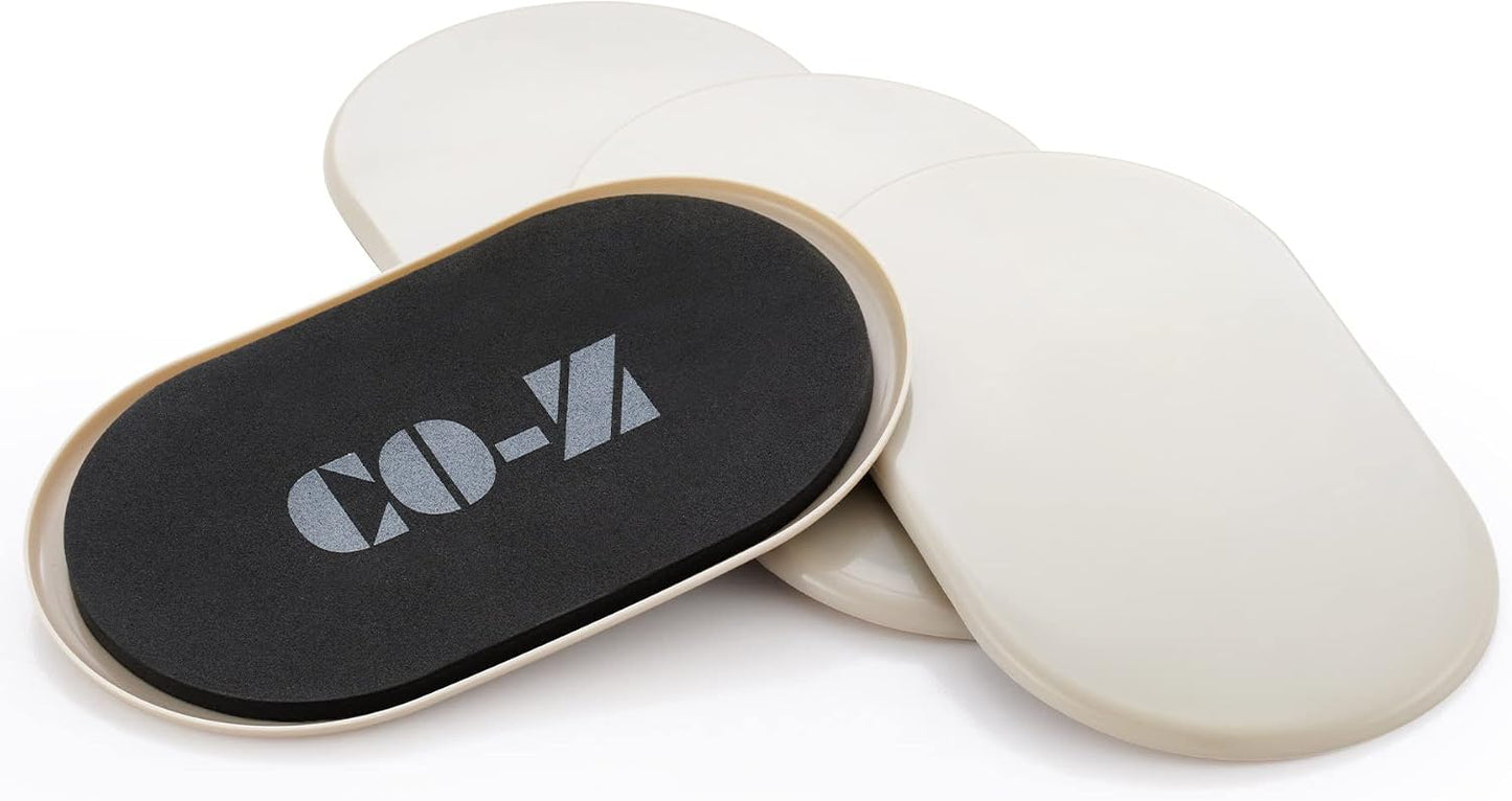 CO-Z Large Furniture Sliders - 8 Pack, 6" x 9 1/2" Oval Reusable Furniture Sliders for Carpet, Heavy-Duty Furniture Gliders Movers for Hardwood Floors, Plastic Moving Pads for Heavy Furniture