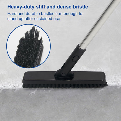 CELOX Grout Brush with Long Handle, Tile Grout Cleaner Brush for Tile Floors, for Shower Tile, for Cleaning Grout