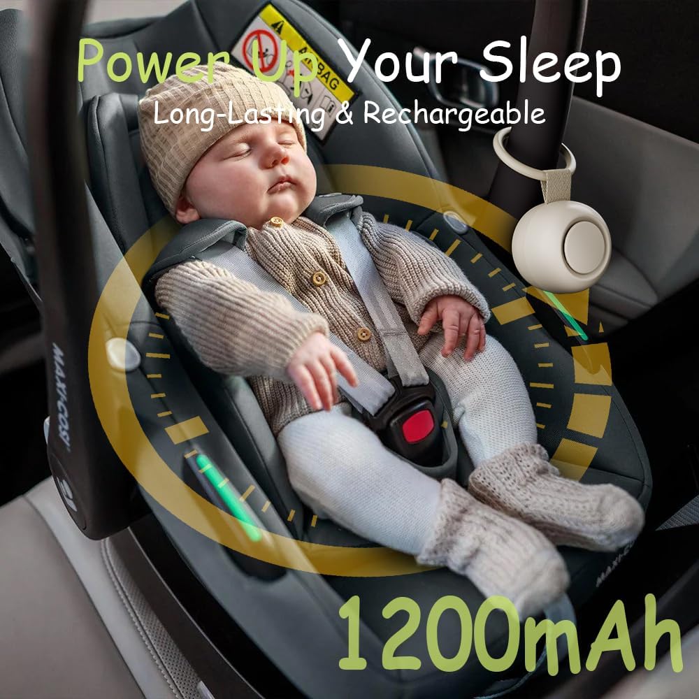 Portable White Noise Sound Machine | 16 Soothing Sounds | Timer | Memory Function | Noise Canceling for Sleep Aid & Office Privacy | Travel | Registry Gift | Sleep Soother for Baby Kids Adults