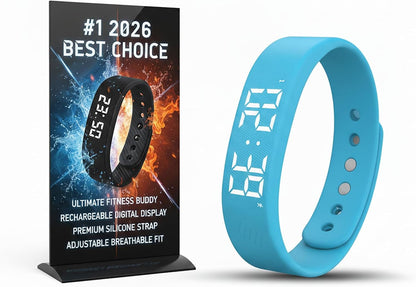 Vibrating Alarm Wristband Clock for Heavy Sleepers Wake Band Watch Bracelet Adults Silent Shock Vibration Wrist for Deaf People Wearable Loud Sleep Despertador Alarmas para Despertar