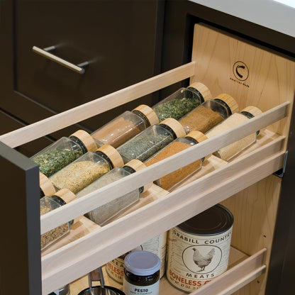 Wood Spice Drawer Organizer Insert