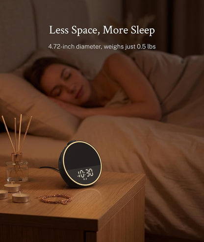 Sound Machine, Alarm Clock, Night Light, Screen-Free Sleep Routine