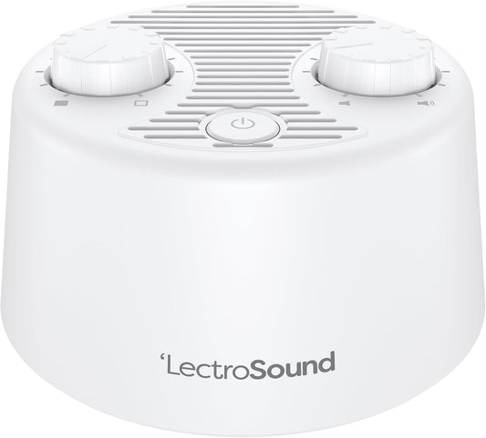Adaptive Sound Technologies LectroSound - Noise Machine for Optimal Sleep Environment - Non-Looping Nature Sounds - Precision Volume Settings - Speech Privacy - Travel-Ready