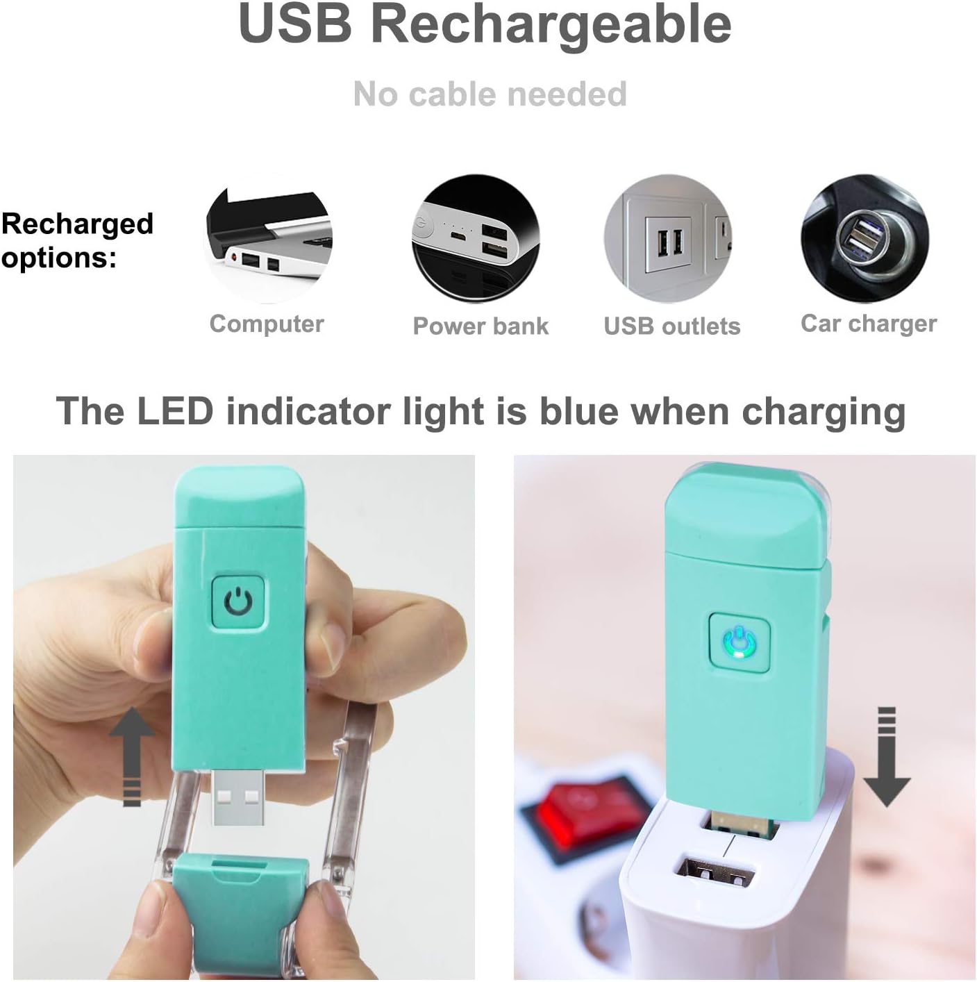 HONWELL Rechargeable Book Light, Clip On LED Reading Lights for Kids Reading in Bed, 3 Brightness Levels Dimmable Bookmark Light for Eye-Protection, Portable Reading Lamp for Bookworms, Travel(Orange)