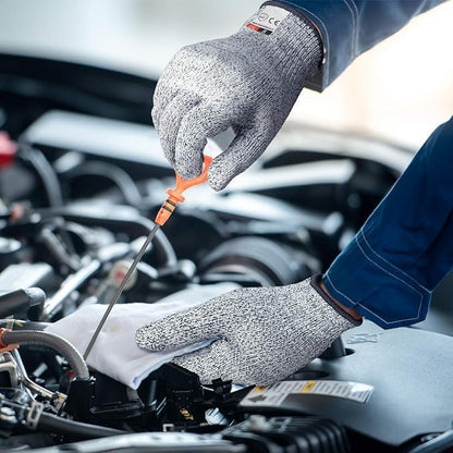 Cutting Gloves, 2 Pairs Cut Resistant Gloves, Cut Proof Gloves Kitchen