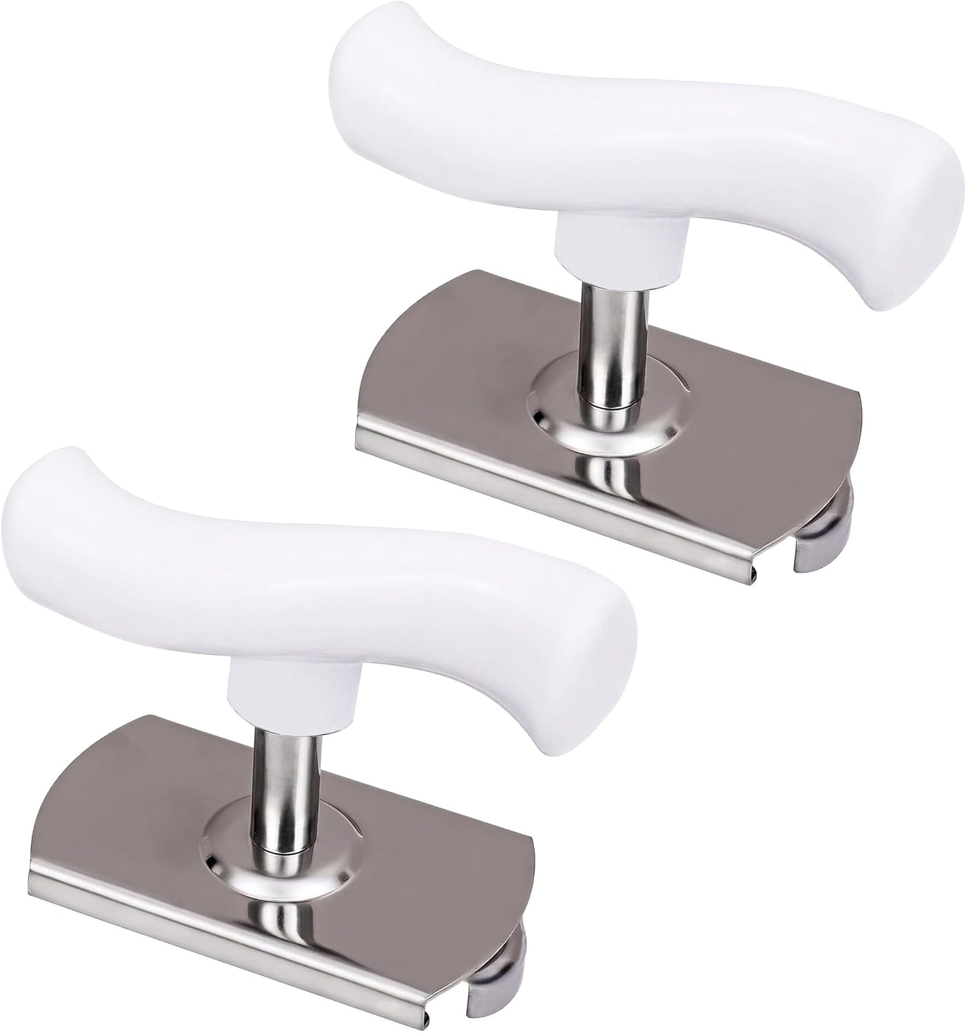 2Pcs Multi-Purpose Jar Opener, Non-Slip Bottle Opener for Weak Hands Seniors, 5-in-1 Can Opener for Pull-Tab Cans, Beer Bottles, Twist Off Caps & Jars