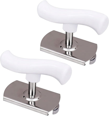 2Pcs Multi-Purpose Jar Opener, Non-Slip Bottle Opener for Weak Hands Seniors, 5-in-1 Can Opener for Pull-Tab Cans, Beer Bottles, Twist Off Caps & Jars