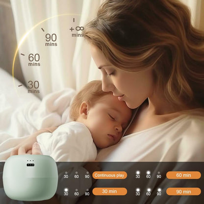 Portable Baby Sound Machine & Essentials for Babies & Kids - Mint