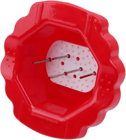 Finger Guard for Cutting Vegetables Food Safety Holder Mandoline Slicing Tool Veggie Shredder Finger Hand Guard for Mandoline Slicer Grater Cutting,Red