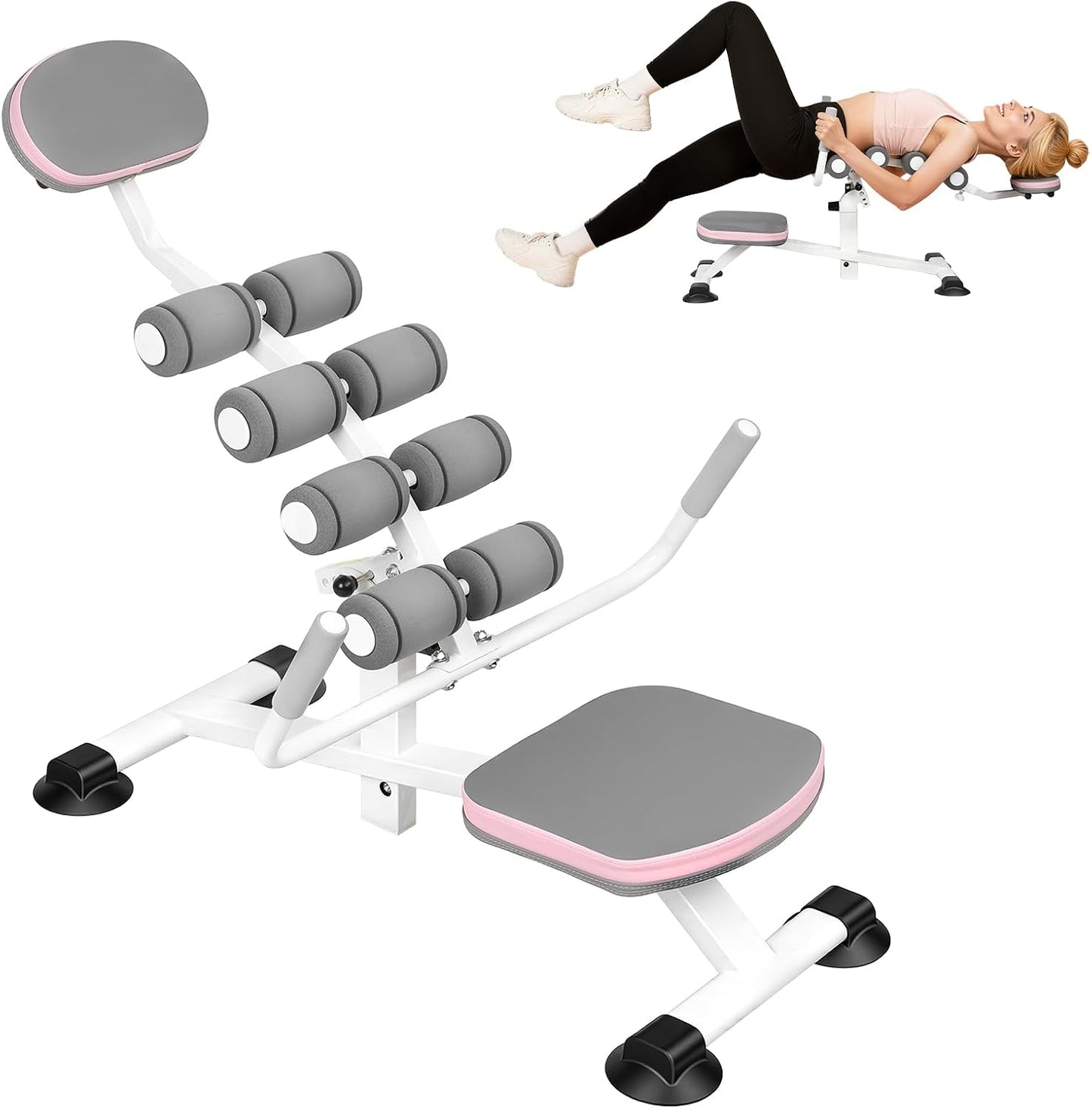 Mini Inversion Table Stretcher for Back Pain, Stretch Back and Neck, 330 lbs Weight Capacity, Spine Alignment Stretcher Home and Gym Inversion Equipment