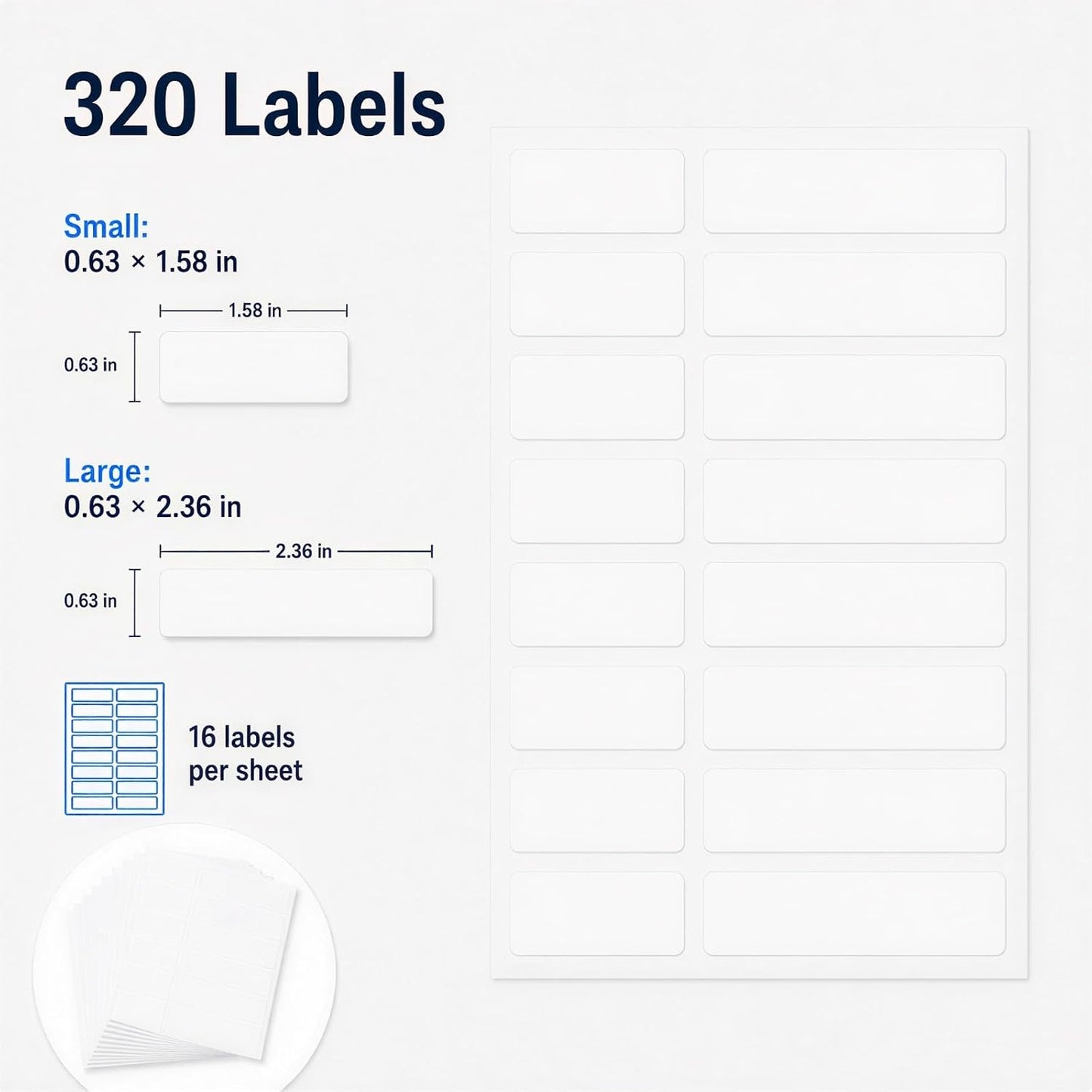 Clear Waterproof Removable Label Stickers 4"x2" 120pcs Vinyl for Kitchen Food Storage Jars Freezer Bottles, Write-On, Oil Resistant, Peel and Stick, w/Marker Pen