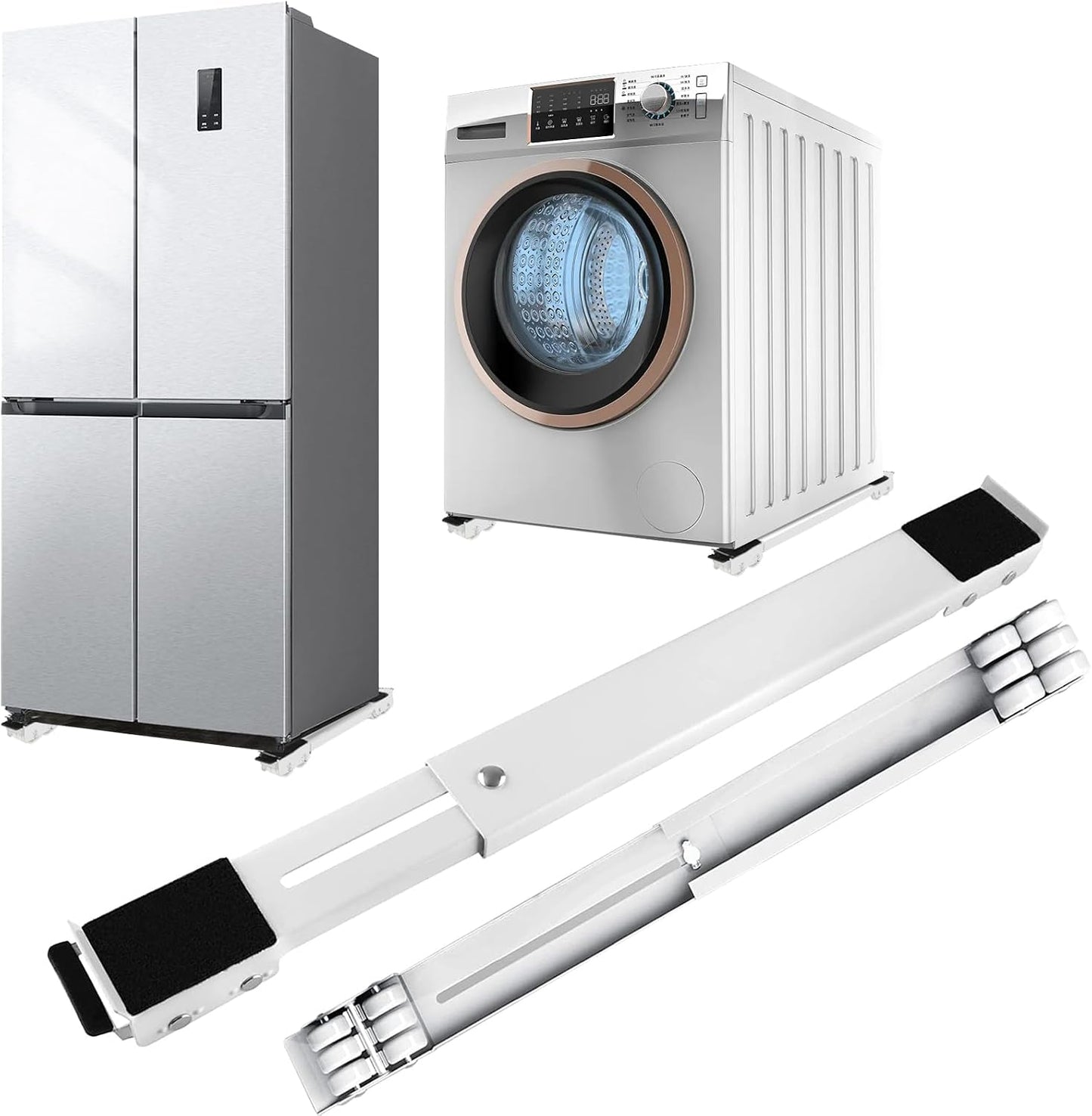 Lemtrflo Refrigerator Sliders, Appliance Rollers, Wheels for Cooler | Appliance Mover